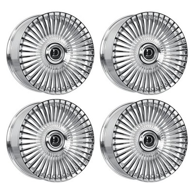 Dolce Luxury Trento 22X10.5 +35mm Chrome Wheel 22'' INCH Rim New [SET OF 4]