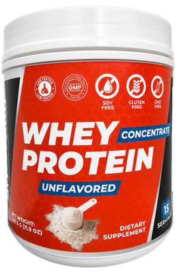 Whey Protein Concentrate Powder Unflavored (15 servings) Sm Fit Pro