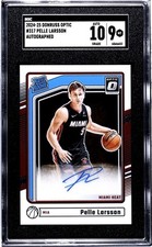 2024-25 Donruss Optic Rated Rookie Pelle Larsson Auto