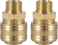 Poppstar 2X Schnellkupplung Druckluft Nw 7,2 Mit 3/8 Zoll AußEngewinde