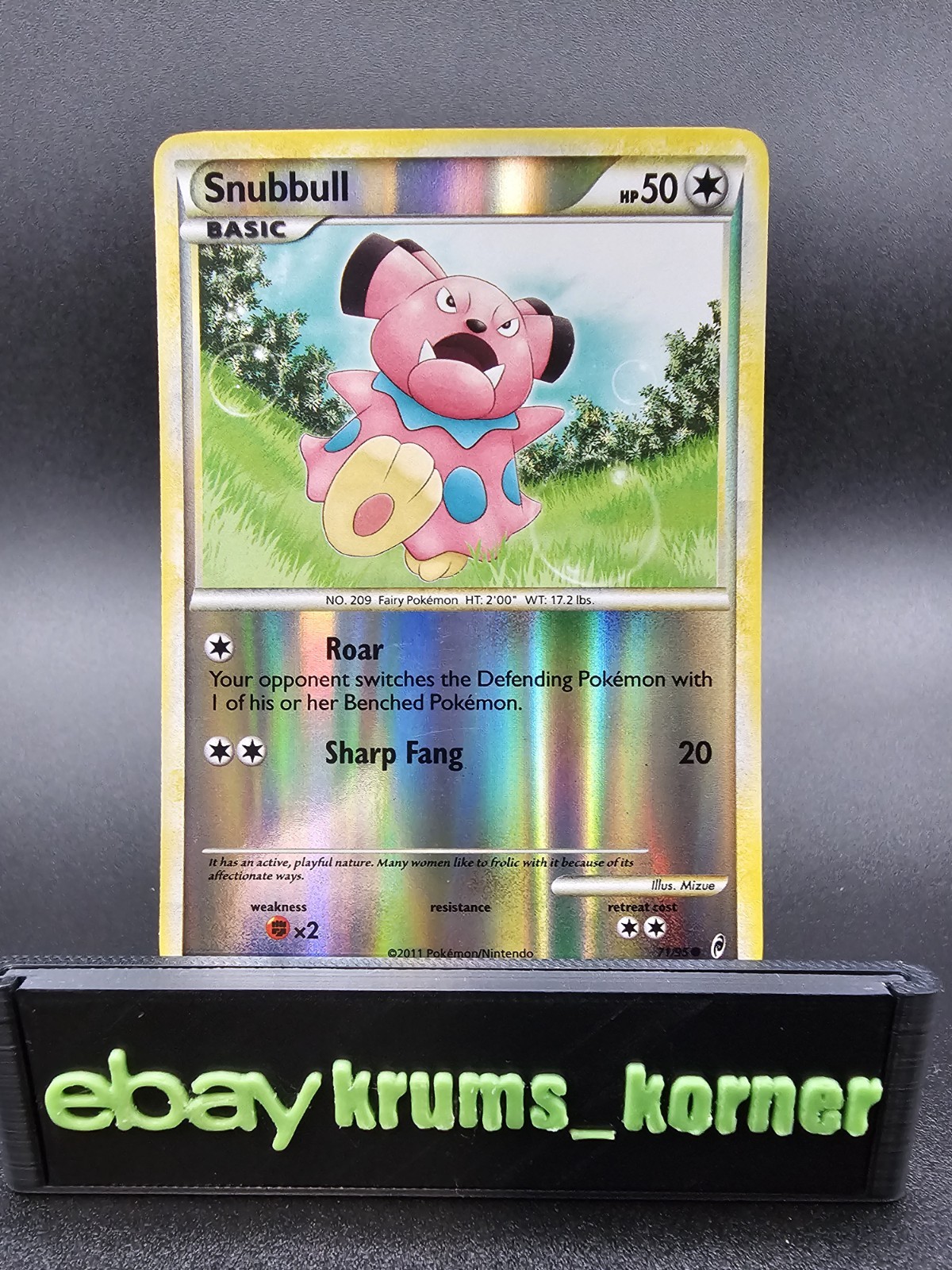 Snubbull 71/95 Call of Legends Reverse Holo - NM