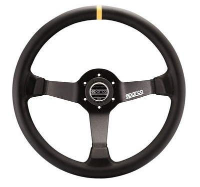 Sparco for Steering Wheel 345 Leather Black 015R345MLN