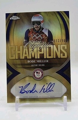 2026 Topps Chrome U.S. Olympics Bode Miller #OC-BM Champions Autograph /100