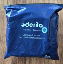 Derila Cooling Pillow Cover Ergo Edition Zipper Closure Blue Pillowcase