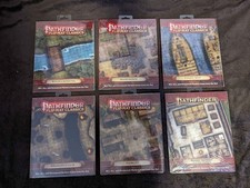 Pathfinder Flip-Mat Classic 6 Map Bundle: Pirate, Dragons Lair - FREE SHIPPING