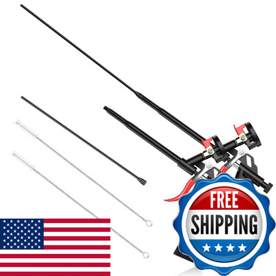 Lytool 2pcs Spray Foam Gun Kit with 12.6'' Extension Rods and 15.7'' Cleaning Brus