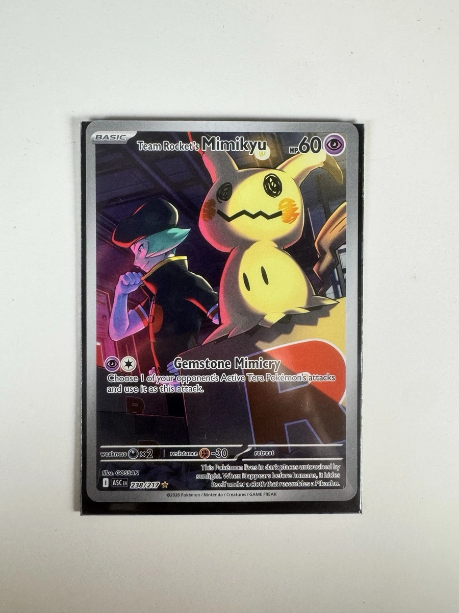 Team Rocket's Mimikyu Pokémon TCG Cards for sale | eBay