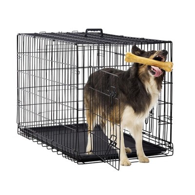 Dog Crate 36 Inch Large Dog Cage Medium Large Dogs Wire Dog Crates Outdoor In...