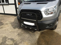 Schwarz FrontbüGel Abarth FüR Ford Transit MK8 2014 - 2021 Van Edelstahl