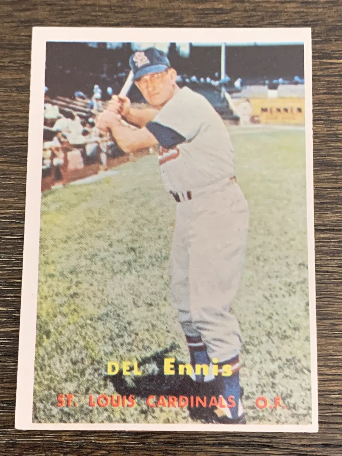 Del Ennis trading card
