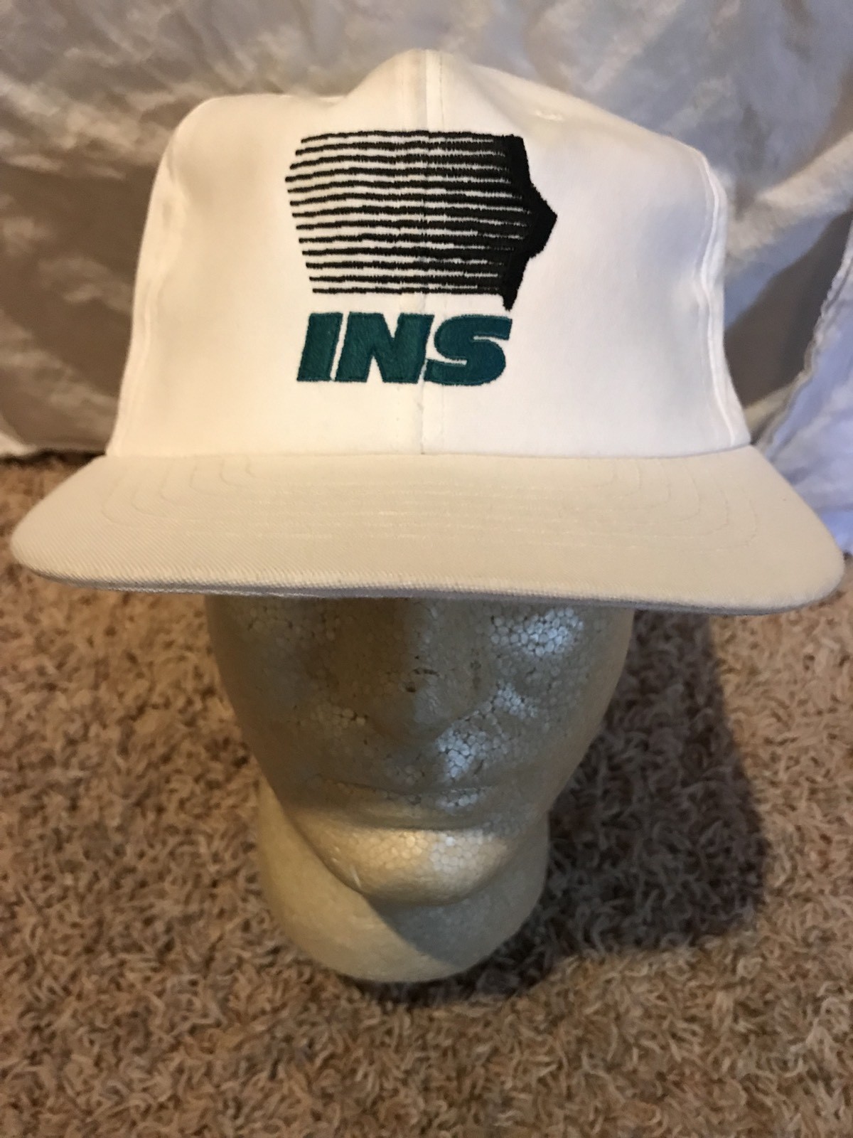 INS Snapback Vintage Trucker Hat Baseball Cap Retro