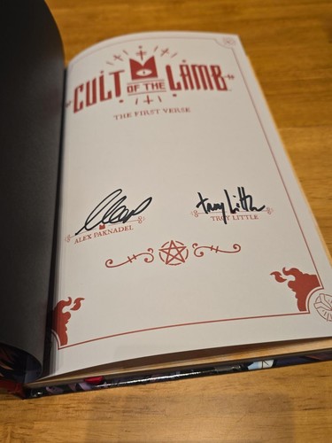 Cult of the Lamb First Verse Hardcover Kickstarter SIGNIERT - Bild 2 von 4