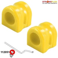 Busches Polyurethan Stabilisatoren Hinten Mercedes SLK R172 strongflex Gelb