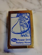Gates Power Drill Rotary Hose Advertising Playing Card Deck Sealed USA Made NOS