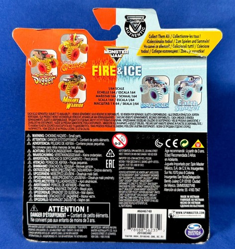 Ice Blue EARTH SHAKER - Monster Jam Truck FIRE & ICE Walmart Ecc EDIZIONE SPECIALE - Foto 3 di 8