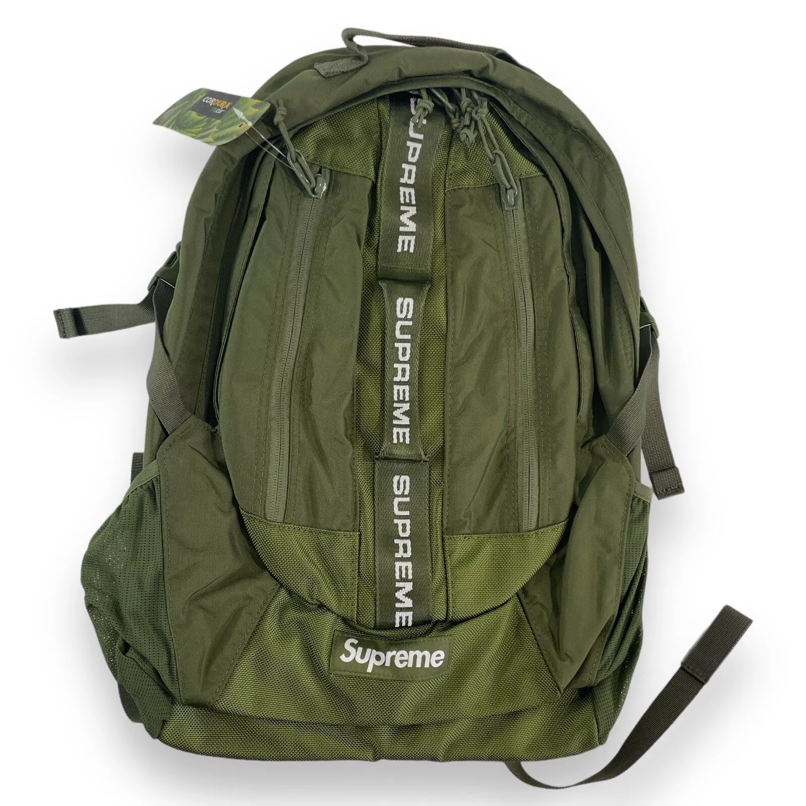 Sac à dos Supreme Olive FW22 Supreme New York 2022 flambant neuf DS gratuit États Unis S&H