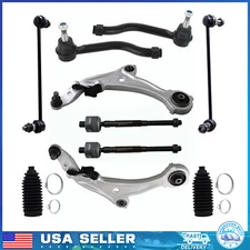Front Lower Control Arm Ball Joint Tie Rods Sway Bar For 2009-2014 Nissan Murano