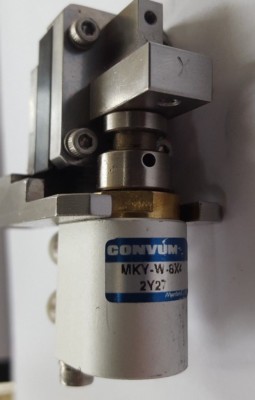 CONVUM MKY-W-8X4 CYLINDER W/ THK VRT1025A LINEAR RAIL  (R2S7.5B1/B2)