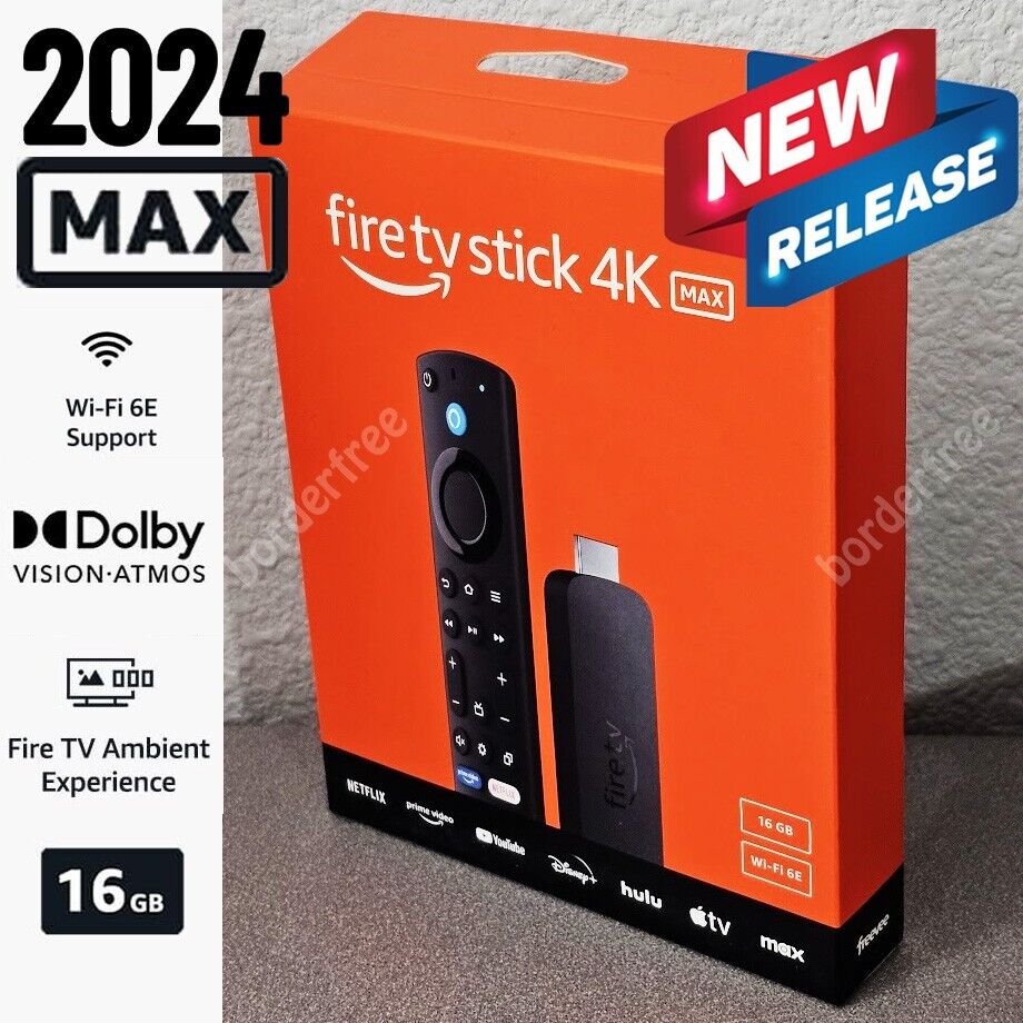 ⚡ NEW AMAZON FIRE TV Stick 4K MAX, 2.0 GHz, Wi-Fi 6E, 16GB