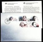 SWEDEN - NOBEL PEACE PRIZE- Mother Teresa, M.L.King etc  1986 FDC  + INFO SHEET