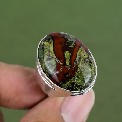 Dragon Bloodstone Rings 925 Sterling Silver Gemstone Ring Available In Ring Size