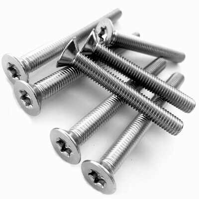 Senkkopfschrauben Torx DIN 965 M2-M8 EDELSTAHL V2A Rostfrei ISO 14581