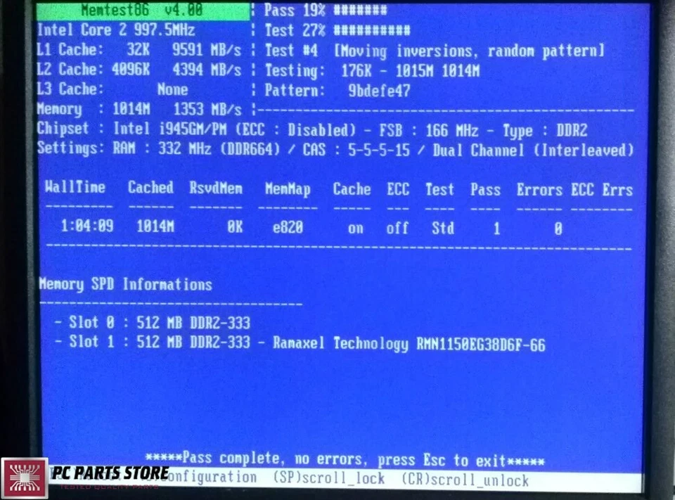 Ramaxel 1GB (2x512MB) PC2-5300S DDR2-667 667MHz 200-Pin SO-DIMM Laptop Memory - Image 3 of 3