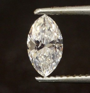 .63ct marquise loose diamond EGL Certified SI3 F Natural fancy cut estate