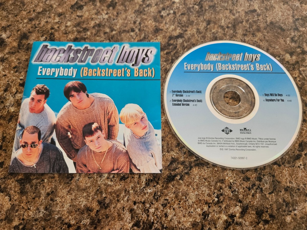 TESTED gd! RARE 4 SONG SINGLE CD BACKSTREET BOYS EVERYBODY