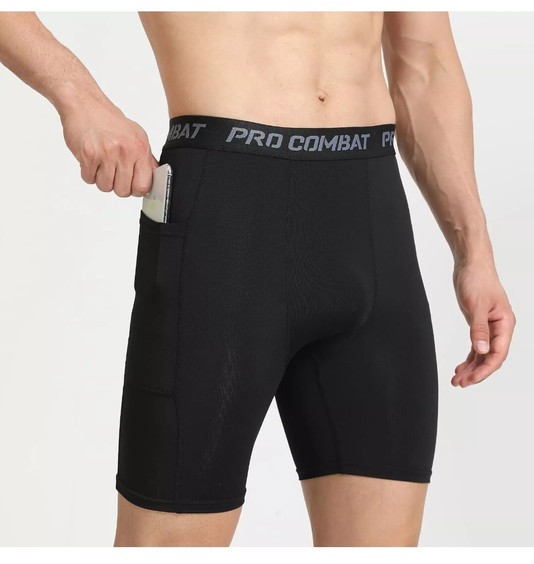 HYCOPROT Men's Compression Shorts - Spandex Sports Tights Athletic Baselayer For Workout & Running