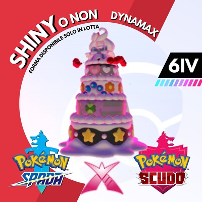 Alcremie Gigantamax Dynamax Shiny or Not 6 IV Pokemon Sword Shield Sword Shield