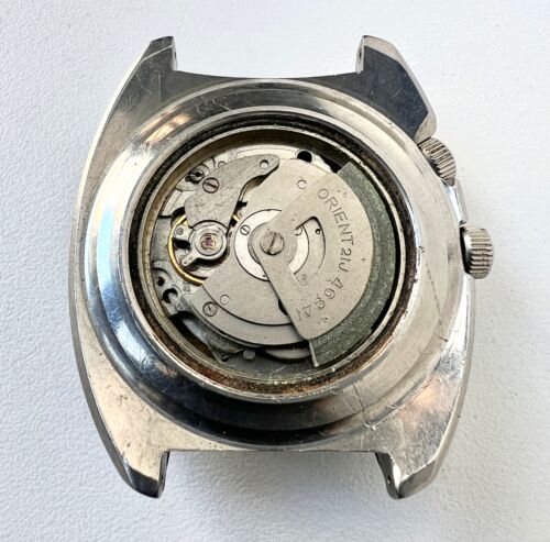 Orient King Diver Automatic Watch Vintage Mens Brown Dial To Restore 21 Jewels - Picture 6 of 8