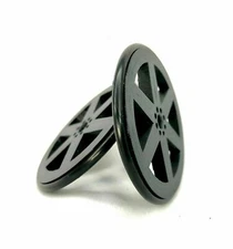 RC Drag Race Front Wheels 2" Skinny (Easy Bolt On Replacement, TRAXXAS & More)