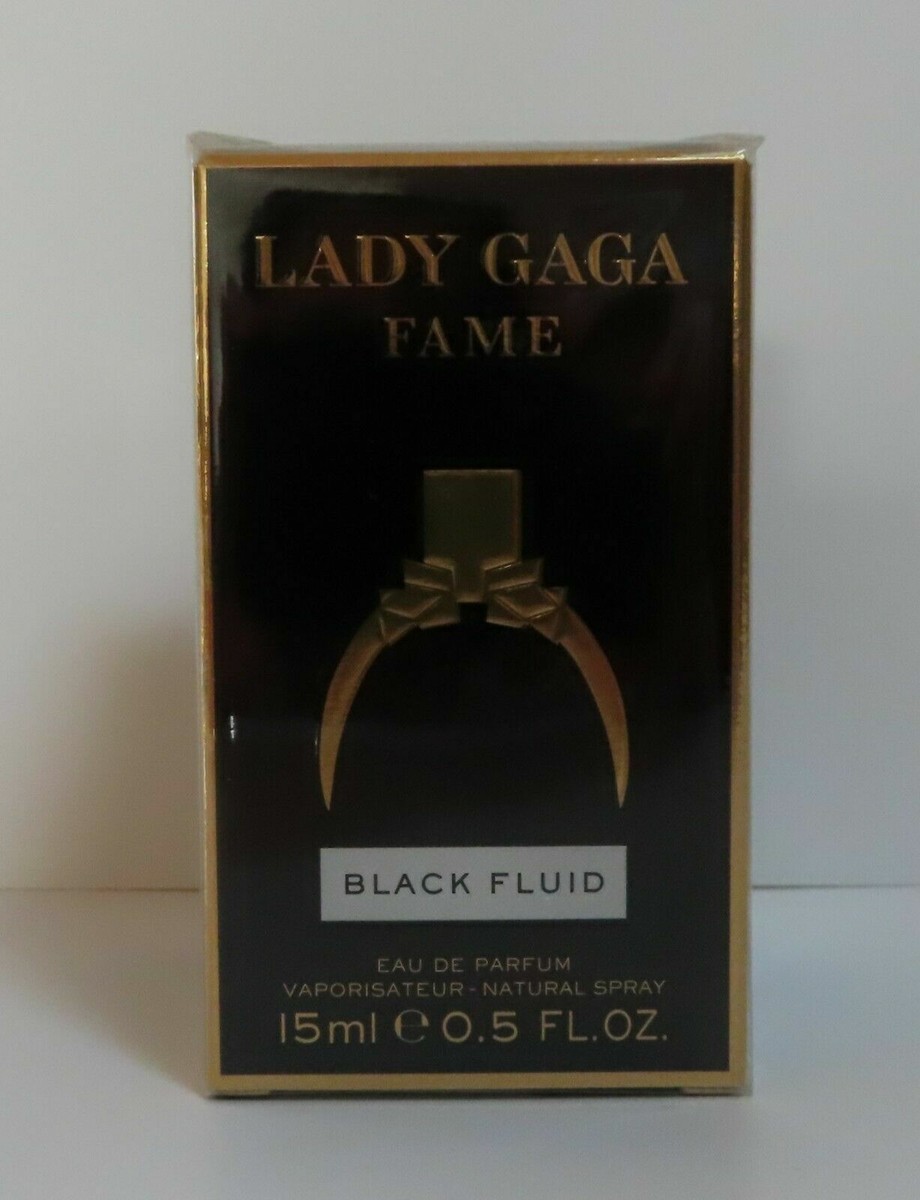 Lady Gaga Fame Black Fluid Eau De Parfum 0.5 oz / 15 ml Spray