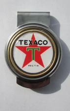 Texaco Money Clip, Texaco gasoline logo money clip ,texaco  souvenir clip