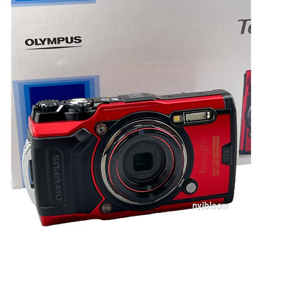 New OLYMPUS Tough TG-6 Digital Camera RED - 4K Video Wifi 12MP BSI