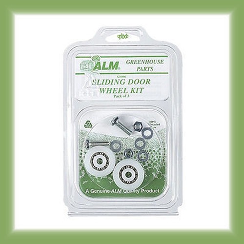 ALM GH006 Greenhouse Sliding Door Replacement Wheel Kit Pack of 2