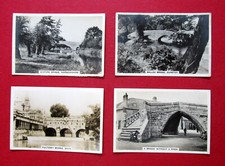 SENIOR SERVICE  4  PHOTO 1938 CIGARETTE CARDS  BRIDGES OF BRITAIN   2-12-37-45