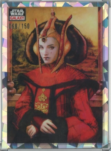 2023 Topps Chrome Star Wars Galaxy A Queen in Portrait Base Atomic #50 68/150 - Picture 1 of 1