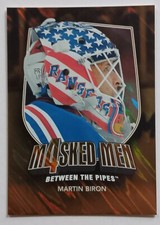 2011-12 ITG Between The Pipes Masked Men Gold Martin Biron /10 New York Rangers