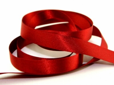 Berisfords Double FACE Poly Satin Ribbon, Dark Rose, 15 Mm | Australia - View #3