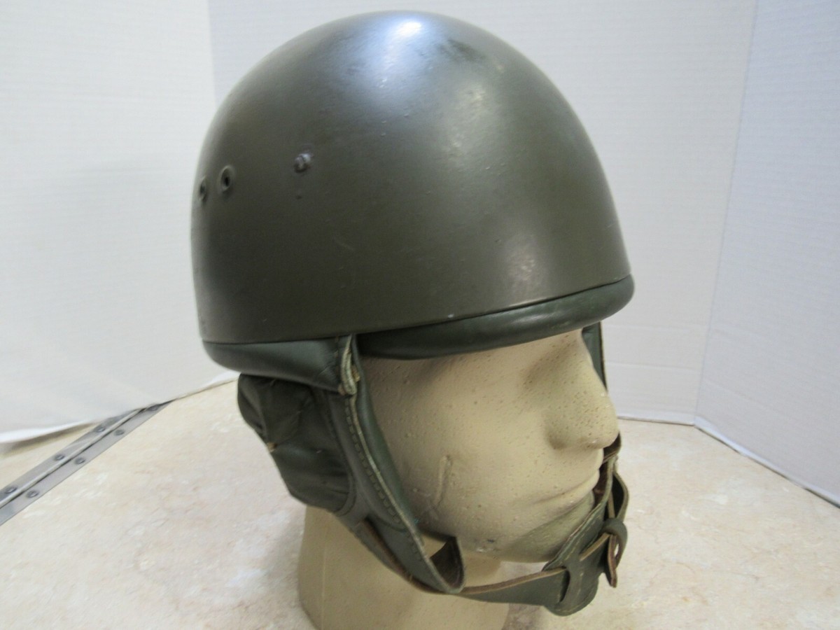 East German Paratrooper Helmet Airborne Size 57- 7 1/8 Dated 1978