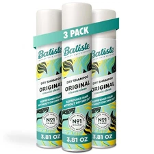 Batiste Dry Shampoo Original, Waterless Shampoo 3.81oz - 3 pack
