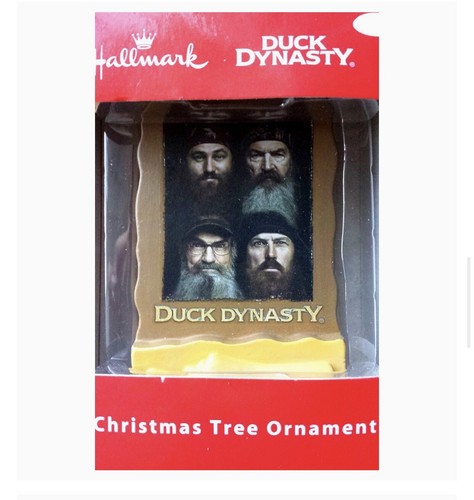 Duck Dynasty Uncle Si Willie Jase Phil Christmas Tree Ornament Hallmark 2013 Box