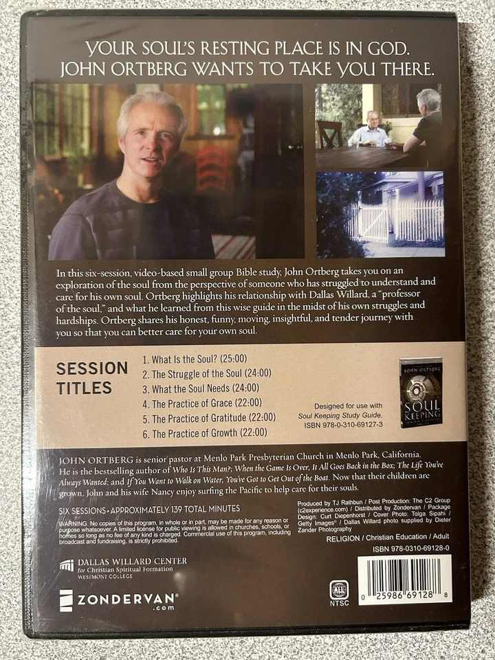 Soul Keeping: Caring for the Most Important Part of You (DVD) New Sealed! - Image 2 of 4