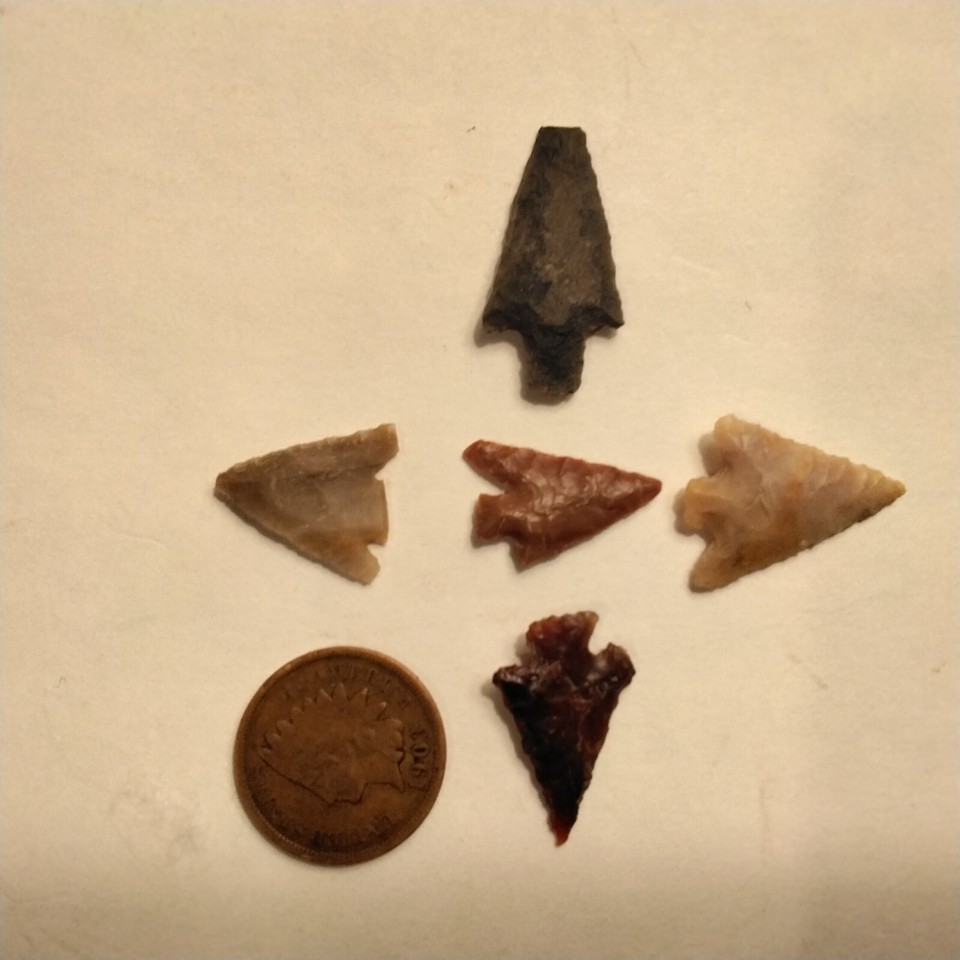 Five Small Columbia River Agate Points eBay