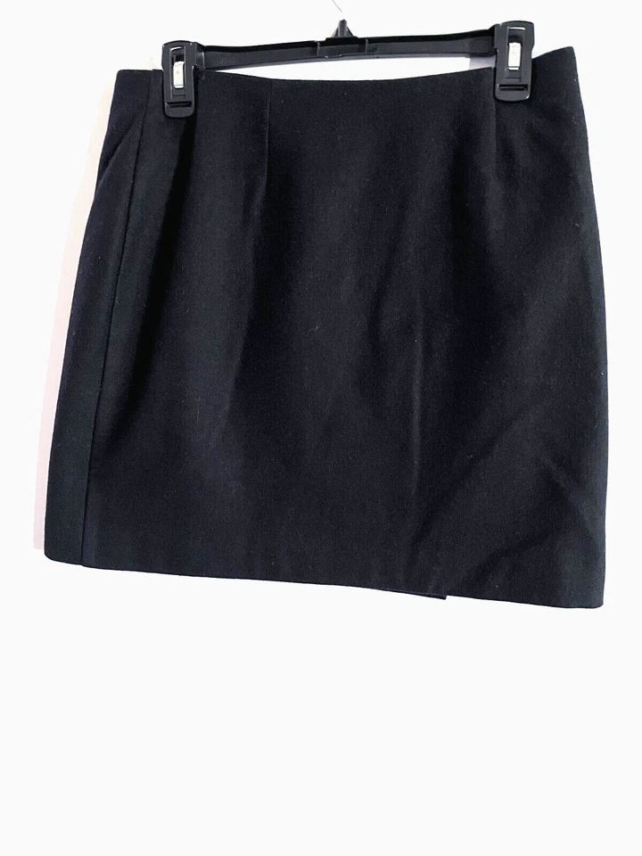 NY Co Mujer Negra Talla 8 Sobre la Rodilla Falda Escocesa Preppy Étnica Grunge Gótica Foto 2 de 3