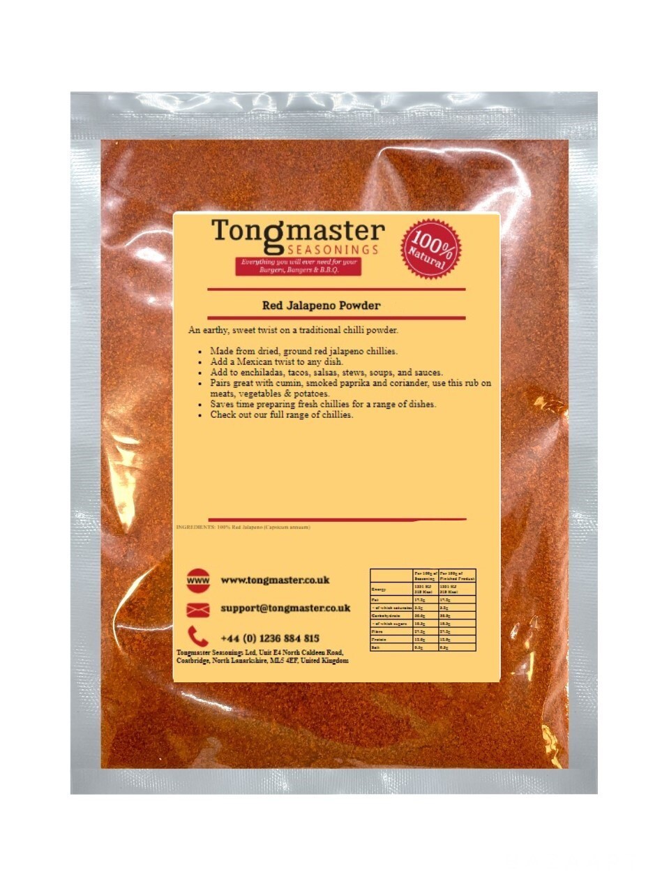 Red Jalapeno Powder - 100g