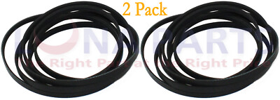 2 Pack Dryer Blower Belt for WP8544742 Whirlpool Maytag AP3872523 PS990355