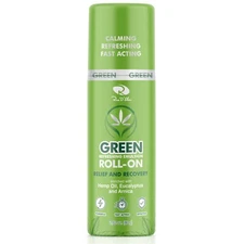 Green Pain Relief and Recovery Menthol Eucalyptus Arnica ROLL-ON